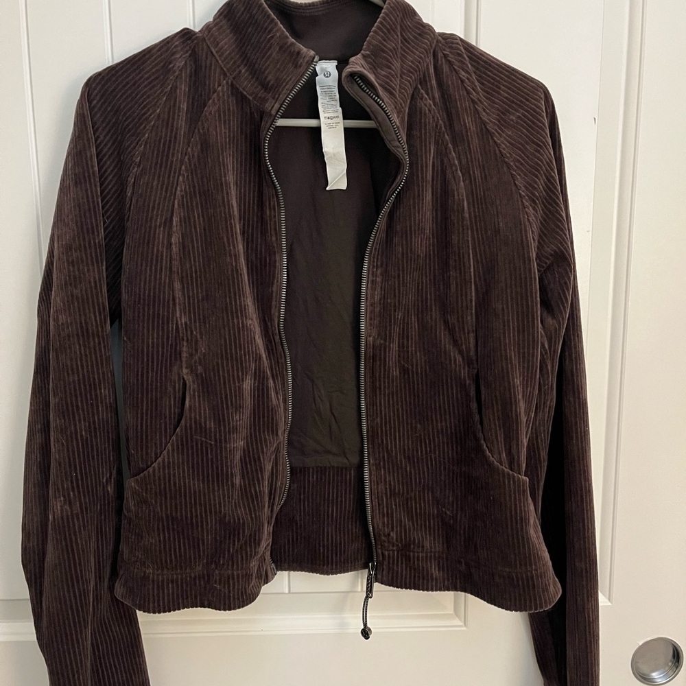 Lululemon Brown-Purple Bomber Jacket